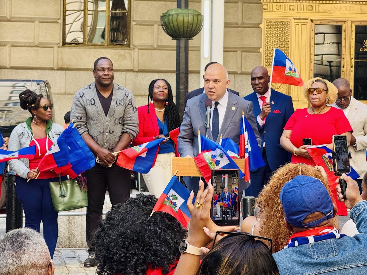 haitian heritage flag raising
